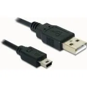Delock kabel USB 2.0-A > USB mini-B 5-pinski 1 m moški/moški