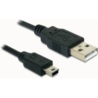 Delock kabel USB 2.0-A > USB mini-B 5-pinski 1 m moški/moški Delock kabel USB 2.0-A > USB mini-B 5-pinski 1 m moški/moški