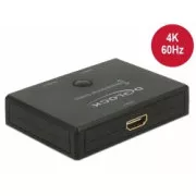 Delock HDMI 2 - 1 dvosmerno stikalo 4K 60 Hz
