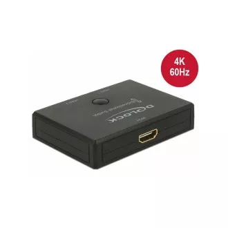 Delock HDMI 2 - 1 dvosmerno stikalo 4K 60 Hz