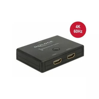 Delock HDMI 2 - 1 dvosmerno stikalo 4K 60 Hz