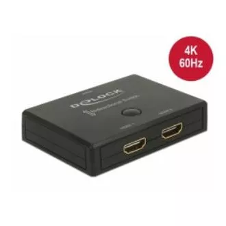 Delock HDMI 2 - 1 dvosmerno stikalo 4K 60 Hz