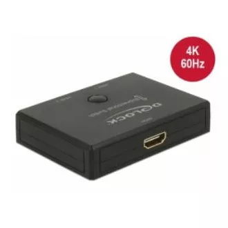 Delock HDMI 2 - 1 dvosmerno stikalo 4K 60 Hz