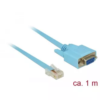 Delock Adapter RS-232 DB9 ženska > 1 x zaporedni RS-232 RJ45 moški 1 m
