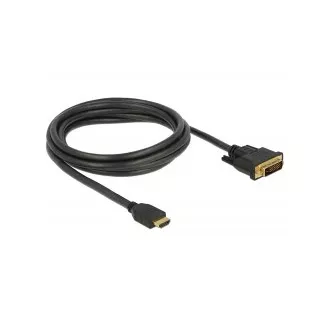 Delock HDMI na DVI kabel 24 1 dvosmerni 2 m Delock HDMI na DVI kabel 24 1 dvosmerni 2 m