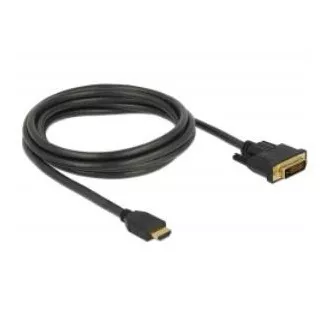Delock HDMI na DVI kabel 24 1 dvosmerni 2 m Delock HDMI na DVI kabel 24 1 dvosmerni 2 m