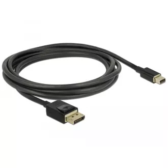 Delock Kabel Mini DisplayPort na DisplayPort 8K 60 Hz 2 m DP 8K certificiran