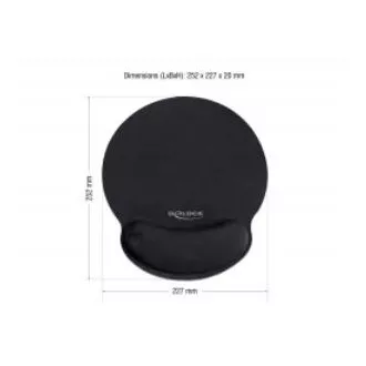 Delock Ergonomska podloga za miško z gelom za zapestje