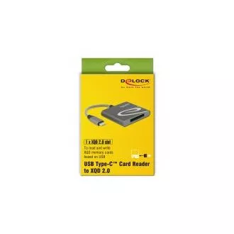 Delock Čitalnik kartic USB Type-C™ za pomnilniške kartice XQD 2.0