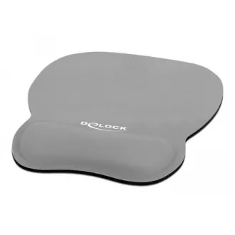 Delock Ergonomska podloga za miško z naslonom za zapestje siva 245 x 206 mm