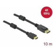 Delock Kabel iz aktivnega DisplayPorta 1.2 v HDMI, 4K, 60 Hz 10 m