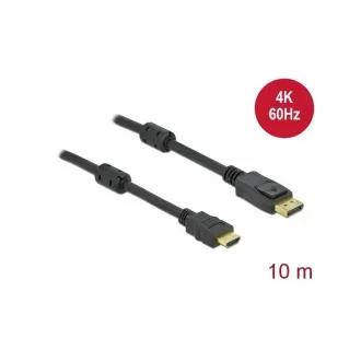 Delock Kabel iz aktivnega DisplayPorta 1.2 v HDMI, 4K, 60 Hz 10 m Delock Kabel iz aktivnega DisplayPorta 1.2 v HDMI, 4K, 60 Hz 10 m