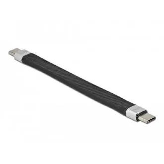 Delock USB 3.2 Gen 2, ploščat FPC-kabel, USB Type-C na USB Type-C, 13 cm, PD 5 A E-Marker Delock USB 3.2 Gen 2, ploščat FPC-kabel, USB Type-C na USB Type-C, 13 cm, PD 5 A E-Marker