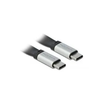 Delock USB 3.2 Gen 2, ploščat FPC-kabel, USB Type-C na USB Type-C, 13 cm, PD 5 A E-Marker Delock USB 3.2 Gen 2, ploščat FPC-kabel, USB Type-C na USB Type-C, 13 cm, PD 5 A E-Marker