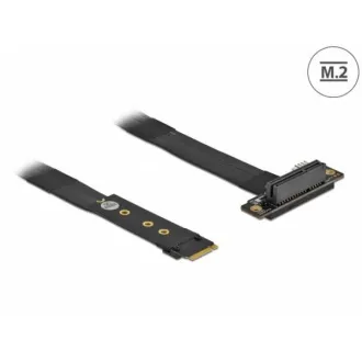 Delock Adapter M.2 ključ M do PCIe x4 NVMe, pravokoten, z dolžino kabla 20 cm