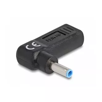Delock: Adapter za kabel za polnjenje prenosnega računalnika, iz vtičnice USB Type-C na vtič HP 4,5 x 3,0 mm, pod kotom 90° Delock: Adapter za kabel za polnjenje prenosnega računalnika, iz vtičnice USB Type-C na vtič HP 4,5 x 3,0 mm, pod kotom 90°