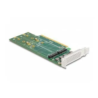 Delock PCI Express 4.0 x16 na 4 x notranjo kartico M.2 Key M 110 mm NVMe - nizki profil Delock PCI Express 4.0 x16 na 4 x notranjo kartico M.2 Key M 110 mm NVMe - nizki profil