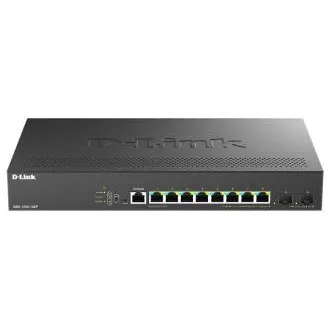 D-Link DMS-1250-10SP – 8-vratni večgigabitni pametni upravljani stikalo