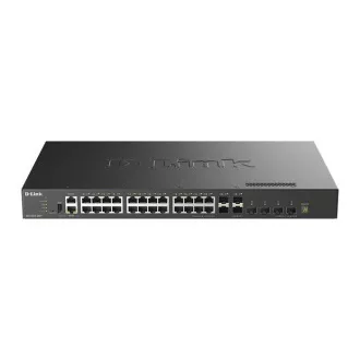 D-Link DXS-3410-32XY/E - upravljana stikala z možnostjo zlaganja 10G L3, 24*10GBASE-T   4*10G SFP    4*25G SFP28 Multi-Gigabit