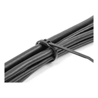 Delock Kabelska kravata z ravno glavo, L 205 x Š 2,5 mm, 100 kosov črna Delock Kabelska kravata z ravno glavo, L 205 x Š 2,5 mm, 100 kosov črna
