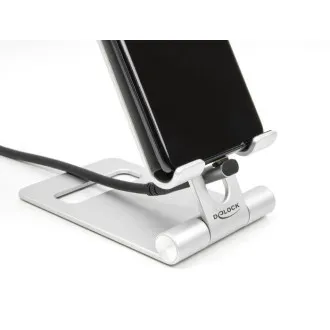 Delock USB-adapter 40 Gbps USB Type-C PD 3.1 240 W, moški na ženski, pravokoten, 8K 60 Hz, kovinski