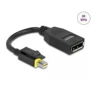 Delock Mini DisplayPort 1.4 na DisplayPort adapter z 8K 60 Hz aretacijo