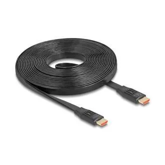 Delock Visokohitrostni ploščati kabel HDMI 48 Gb/s 8K 60 Hz 5 m