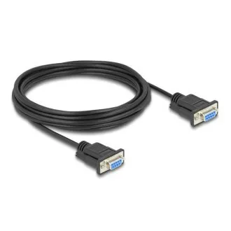 Delock serijski kabel z vmesnikom RS-232 D-Sub9, od vtičnice do vtičnice, dolžina 5 m