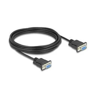 Delock serijski kabel z vmesnikom RS-232 D-Sub9, od vtičnice do vtičnice, dolžina 5 m