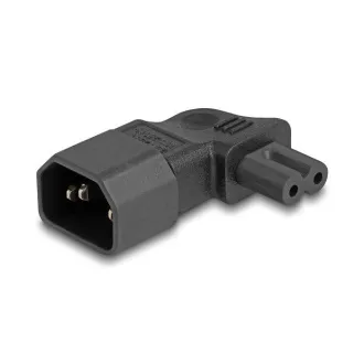Delock Napajalnik IEC 60320 - C14 na C7, vtič / vtičnica, 2,5 A, 90°, pravokotni