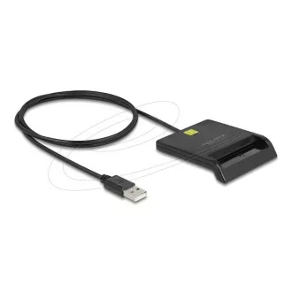 Delock USB 2.0 bralnik pametnih kartic za pametne kartice s kontaktnim čipom Delock USB 2.0 bralnik pametnih kartic za pametne kartice s kontaktnim čipom