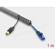 Delock vodilo za kable 16 x 16 mm – dolžina 1 m, sivo
