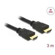 Delock Kabel High Speed HDMI z Ethernetom - HDMI A moški > HDMI A moški 4K 3m