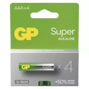 GP AAA Super, alkalni (LR03) - 4 kosi