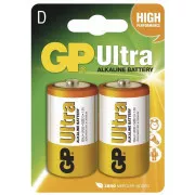 GP D Ultra Alkaline (LR20) - 2 kosa