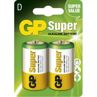 GP D Super Alkaline (LR20) - 2 kosa