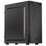 Ohišje Endorfy Armis 100 Solid, srednji stolp, brez napajalnika, 2 × USB 3.0, 1 × 120 mm ventilator, bralnik kartic, črno
