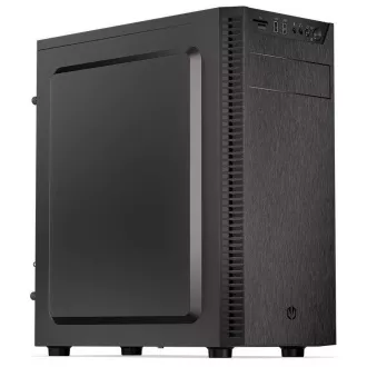 Ohišje Endorfy Armis 100 Solid, srednji stolp, brez napajalnika, 2 × USB 3.0, 1 × 120 mm ventilator, bralnik kartic, črno