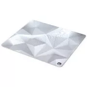 Endorfy Crystal Onyx White L Podloga za miško, igralna, 450 × 400 × 3 mm, vodoodporna, bela