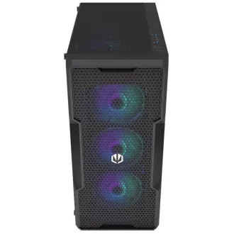 Ohišje Endorfy Arx 500 Core, srednji stolp, brez napajalnika, ATX, 2 × USB, 1 × USB-C, 2 × 140 mm ventilator, mrežasta plošča, prozorna stran, črno