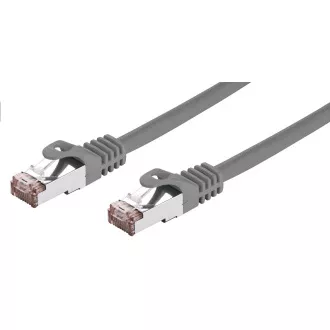 C-TECH Patchcord Cat6, FTP, siv, 20 m