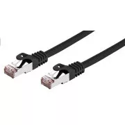 C-TECH Patchcord Cat6, FTP, črn, 2m