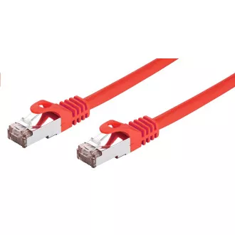 C-TECH Patchcord Cat6, FTP, rdeč, 2m