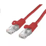 C-TECH Patchcord Cat6, UTP, rdeč, 1m