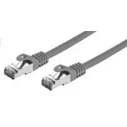 C-TECH Patchcord Cat7, S/FTP, siv, 2m