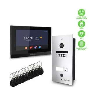 EVOLVEO DoorPhone ID-1, 2-žični videofon z RFID, bralnikom prstnih odtisov in podporo za kamere ONVIF