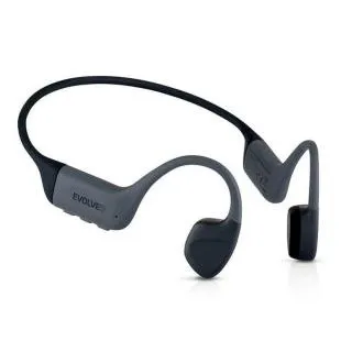 EVOLVEO BoneMax, brezžične slušalke za ličnice, MP3 32 GB, IPX8, sive