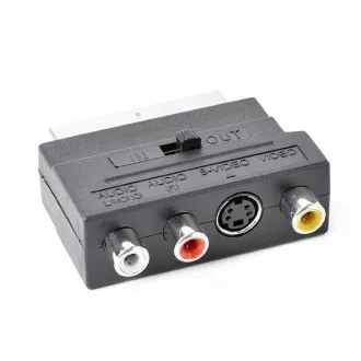 Gembird dvosmerni adapter SCART/RCA/S-VIDEO Gembird dvosmerni adapter SCART/RCA/S-VIDEO