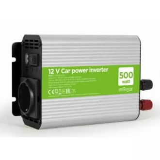 GEMBIRD Avtomobilski pretvornik napetosti 12V, moč 500 W