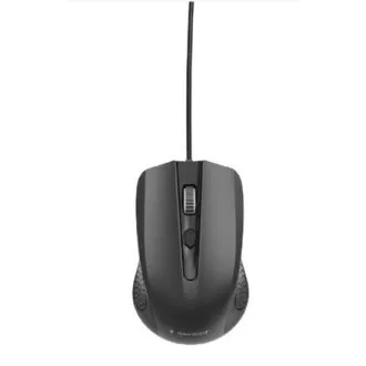 GEMBIRD MUS-4B-02 optična miška, 1200 DPI, USB, črna, dolžina kabla 1,35 m